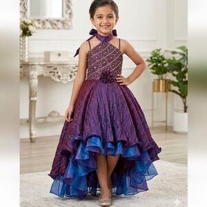 Girls Halter Party Dress - size 3-4